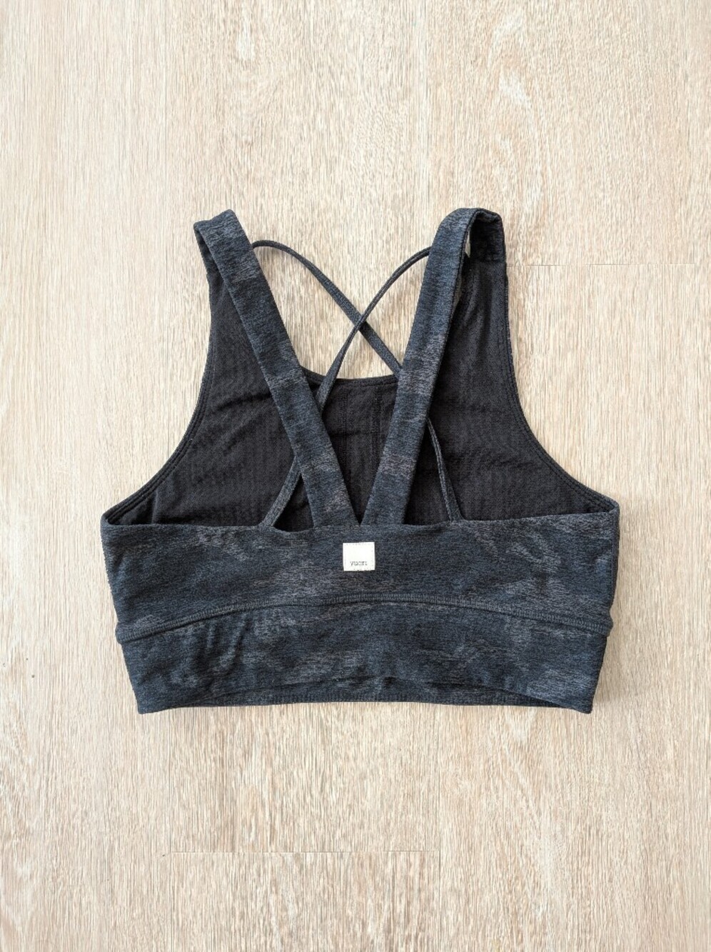 Vuori Sports Bra Women's XS Elevation Black Camo